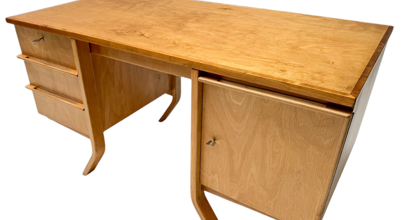 Mid-Century Modern EB04 Desk by Cees Braakman for Pastoe, 1950s